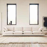 Kave Home 6-zits Bank 'Gala' Chenille 390cm, kleur Beige