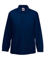 Fruit of the Loom F504K Kids Long Sleeve 65/35 Polo