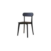 Tikamoon - Set van 2 massief teak stoelen black Abel