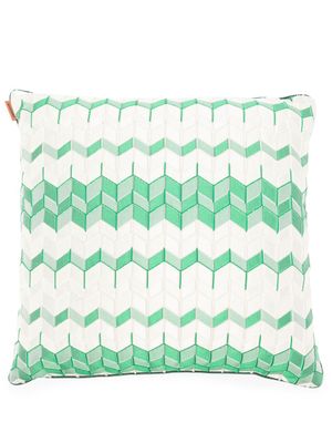 Missoni Home coussin Tread en coton - Vert