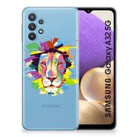 Samsung Galaxy A32 5G Telefoonhoesje met Naam Lion Color