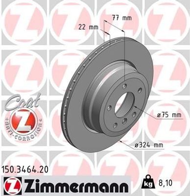 Remschijf Coat Z 150346420