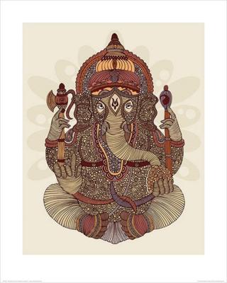 Kunstdruk Valentina Ramos - Ganesha 40x50cm Kunstdruk Valentina Ramos - Ganesha 40x50cm