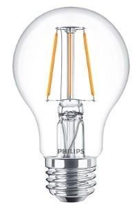 Philips LED GLS E27 4,3-40W 2700K filament helder - LED3775