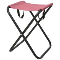 Redcliffs Outdoor Camping/outdoor krukje - Inklapbaar - roze - metaal/polyester - 30 x 60 cm Redcliffs Outdoor Camping/outdoor krukje - Inklapbaar - roze - metaal/polyester - 30 x 60 cm