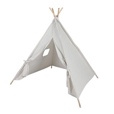 Urban Living Tipi speeltent voor kinderen - 120 x 120 x 150 cm - creme wit - wigwam Urban Living Tipi speeltent voor kinderen - 120 x 120 x 150 cm - creme wit - wigwam