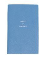 Smythson carnet Make It Happen Panama - Bleu