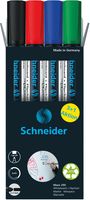 Schneider Maxx 290 whiteboardmarker, 3 + 1 gratis, assorti