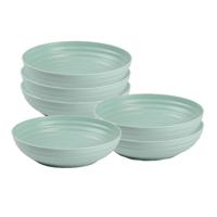Plasticforte Soepkommen - 6x - D22 x H5.5 cm - groen - kunststof - onbreekbaar - servies Plasticforte Soepkommen - 6x - D22 x H5.5 cm - groen - kunststof - onbreekbaar - servies