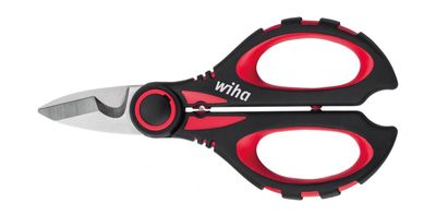 Wiha Elektricienschaar 160mm met strip- en krimpfunctie