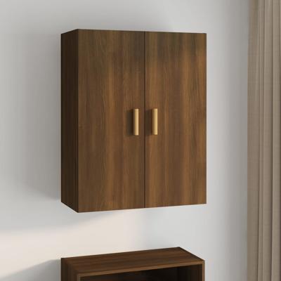 Hangkast 69,5x34x90 cm bruin eikenkleur