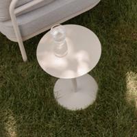 Zuiver Outdoor Bijzettafel 'Snow' 35cm, kleur Brown Rice