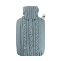 Luxe warmwater kruik - gebreide hoes - pastel blauw - 1800 ml - Kruikenzak Luxe warmwater kruik - gebreide hoes - pastel blauw - 1800 ml - Kruikenzak
