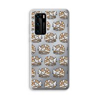 Slapende poes: Huawei P40 Transparant Hoesje