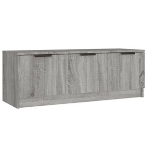 The Living Store Tv-kast Sonoma Eiken - 102 x 35 x 36.5 cm - Opbergruimte - Flexibele deur