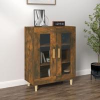 Dressoir 69,5x34x90 cm bewerkt hout gerookt eikenkleurig Dressoir 69,5x34x90 cm bewerkt hout gerookt eikenkleurig