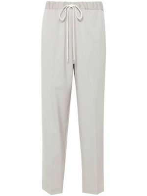 MM6 Maison Margiela pantalon à coupe fuselée - Gris
