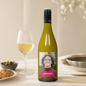 Wijnpakket met bedrukt etiket - Maison de la Surprise - Merlot en Chardonnay