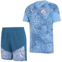 PUMA Manchester City Trainingsset 2023-2024 Kids Lichtblauw Blauw Wit - thumbnail