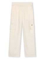 Michael Kors Kids pantalon de jogging à motif monogrammé - Tons neutres