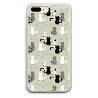 Katten: iPhone 7 Plus Transparant Hoesje