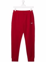 Emporio Armani Kids pantalon de jogging à logo imprimé - Rouge - thumbnail