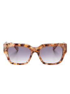 Chloé Eyewear lunettes de soleil rectangulaires Gayia - Tons neutres