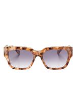 Chloé Eyewear lunettes de soleil rectangulaires Gayia - Tons neutres