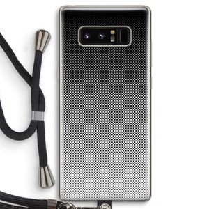 Musketon Halftone: Samsung Galaxy Note 8 Transparant Hoesje met koord