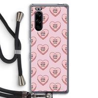 Chicks before dicks: Sony Xperia 5 Transparant Hoesje met koord