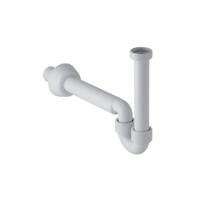 Geberit Buissifon Met Muurbuis en 5/4"x40 mm Rozet Alpien Wit