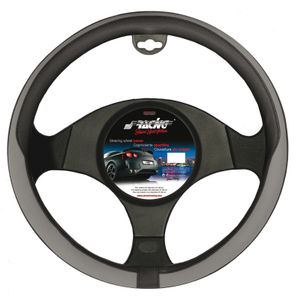Simoni Racing Stuurwielhoes Tidy Zwart/Grijs Kunstleer SRCVT43GR