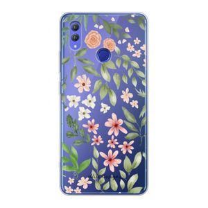 Botanical sweet flower heaven: Honor Note 10 Transparant Hoesje