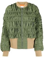 Molly Goddard veste bomber Macy - Vert