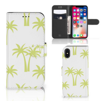 Apple iPhone X | Xs Hoesje Palmtrees - thumbnail