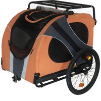 Kenda Doggyride novel15 trailer - lichtgewicht hondenfietskar, 50 kg draagvermogen, 20 inch wielen, zwart, comfortabel #doggyride #novel15 #hondenfietskar