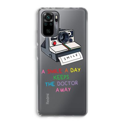Smile: Xiaomi Redmi Note 10 Pro Transparant Hoesje