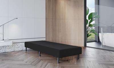 2dekans Harde Box Zonder Matras 90 x 200 Zwart - (Gat in bovenkant box)