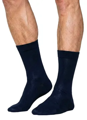 Boru Bamboo sokken - 1 paar - Hoge bamboe sokken, dames, heren - zwart, beige