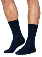 Boru Bamboo sokken - 1 paar - Hoge bamboe sokken, dames, heren - zwart, beige