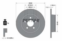 Remschijf TEXTAR, Remschijftype: Massief, u.a. für Ford - thumbnail