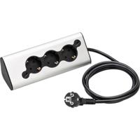 WMF 419040011 Bureaustekkerdoos RVS Randaarde stekker 1 stuk(s)