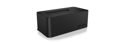 RaidSonic IB-112STU3-B basisstation voor opslagstations USB 3.2 Gen 1 (3.1 Gen 1) Type-A