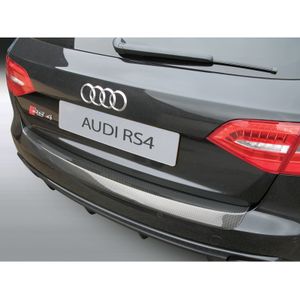 ABS Achterbumper beschermlijst passend voor Audi A4 Avant 11/2015- (excl. S4) Carbon Look