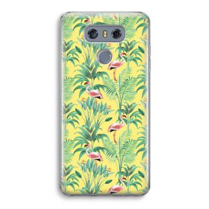 Flamingo party: LG G6 Transparant Hoesje