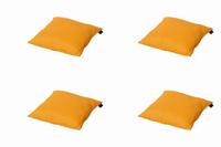 Kussen 45 x 45 goudgeel piping Panama goudgeel (4 stuks) Madison - Madison