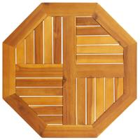 Tafelblad achthoekig 60x60x2 cm massief acaciahout