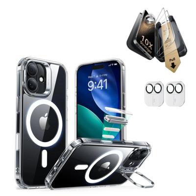 iPhone 17 Bundle Classic Hybrid Magnetic Case (Camera Control, Stash Stand) and Armorite Pro Screen Protector - Clear iPhone 17 Bundle Classic Hybrid Magnetic Case (Camera Control, Stash Stand) and Armorite Pro Screen Protector - Clear