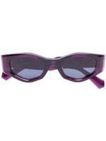 VALENTINO GARAVANI EYEWEAR lunettes de soleil à ornements Rockstud - Violet - thumbnail