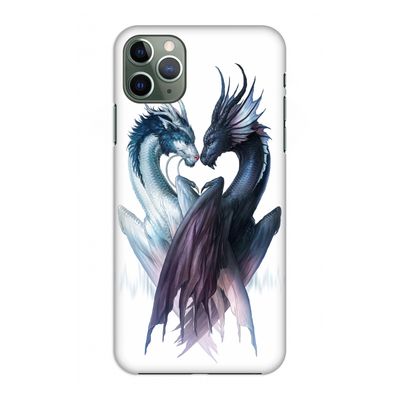 Yin Yang Dragons: Volledig geprint iPhone 11 Pro Max Hoesje